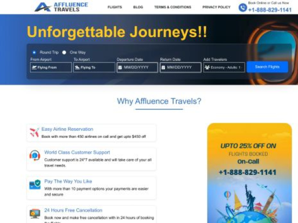 affluencetravels.com