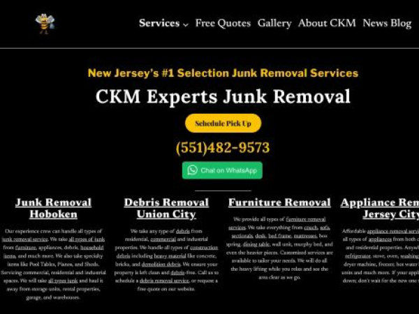 ckmexpertsjunkremoval.com