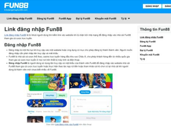 linkdangnhapfun88.com