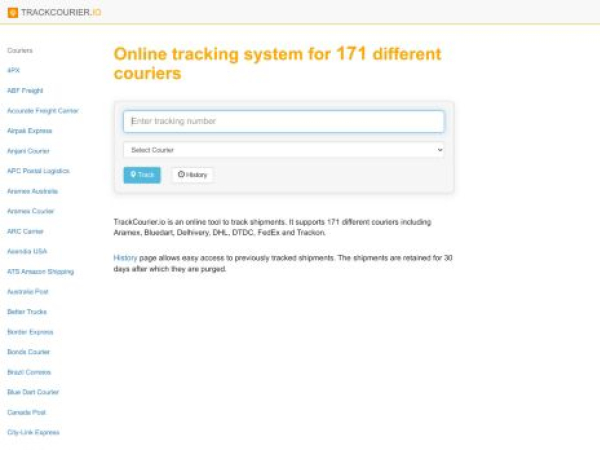trackcourier.io