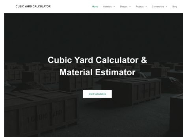 cubicyardestimator.com