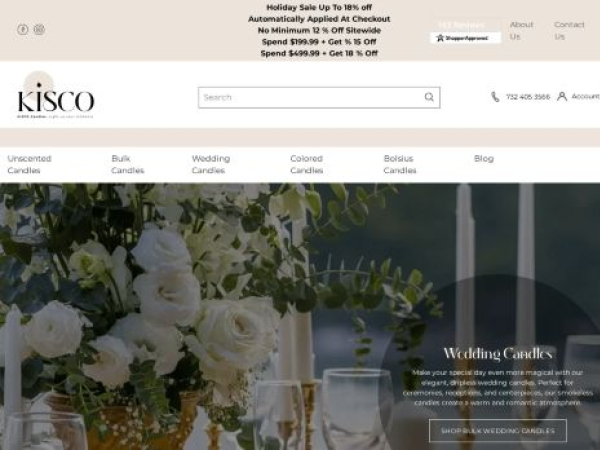 kiscocandles.com