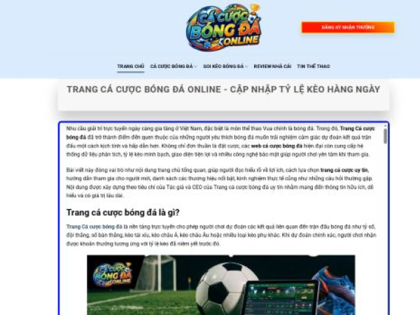 trangcacuocbongdas.com