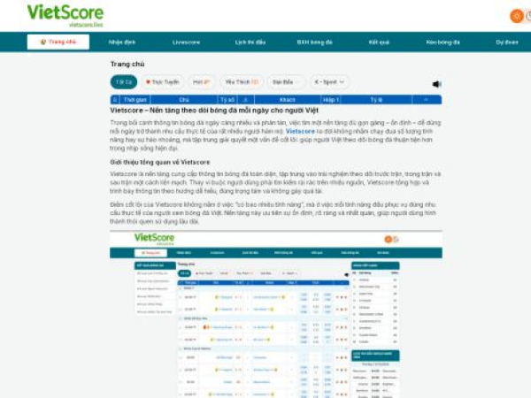 vietscore.live