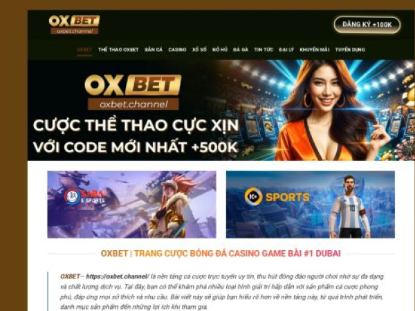 oxbet.channel