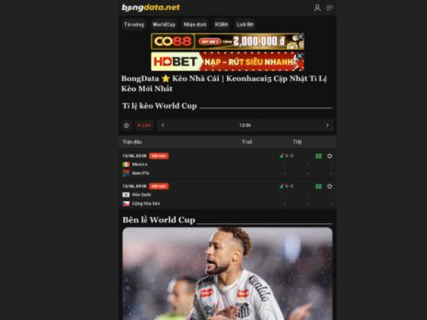 bongdata.net