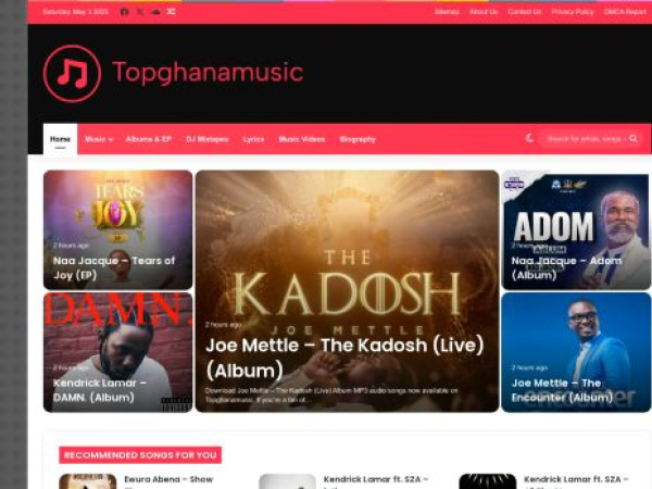 topghanamusic.com