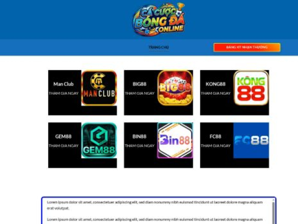 trangcacuocbongdas.com