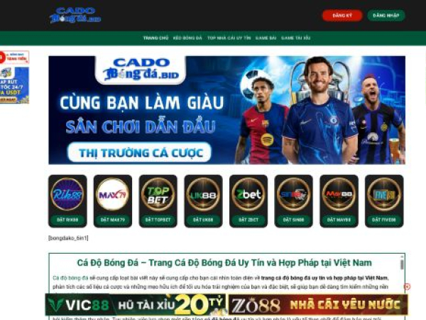 cadobongda.bid