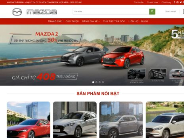 mazdathaibinh.com.vn