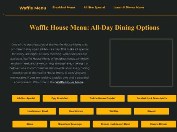 wafflemenu.com