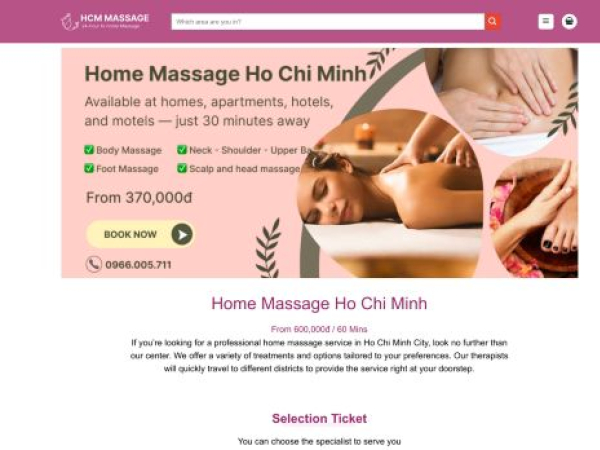 hcmhomemassage.com