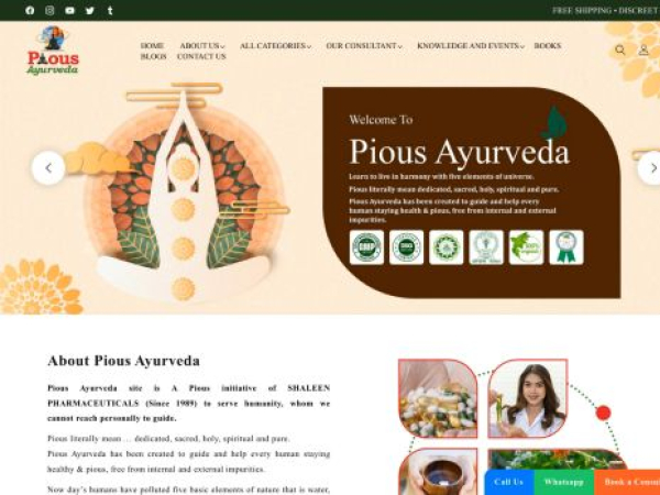 piousayurveda.com